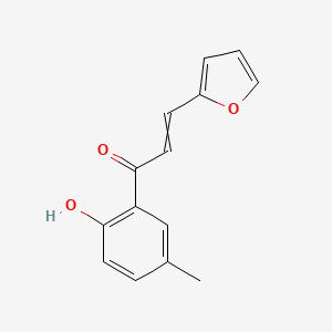 3-(Furan-2-yl)-1-(2-hydroxy-5-methylphenyl)prop-2-en-1-one