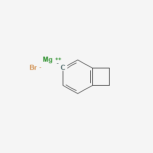 molecular formula C8H7BrMg B14670207 Magnesium, bicyclo[4.2.0]octa-1,3,5-trien-3-ylbromo- CAS No. 38194-41-1