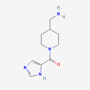 (4-(aminomethyl)piperidin-1-yl)(1H-imidazol-5-yl)methanone