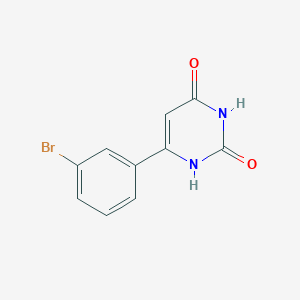 molecular formula C10H7BrN2O2 B1467043 6-(3-bromophenyl)pyrimidine-2,4(1H,3H)-dione CAS No. 33166-90-4