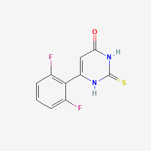 6-(2,6-difluorophenyl)-2-thioxo-2,3-dihydropyrimidin-4(1H)-one