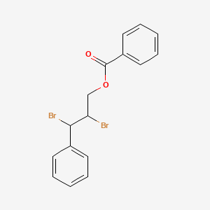 2,3-Dibromo-3-phenylpropyl benzoate