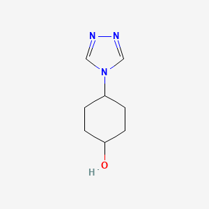 trans-4-(4H-1,2,4-triazol-4-yl)cyclohexan-1-ol