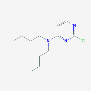 molecular formula C12H20ClN3 B1467071 N,N-dibutyl-2-chloropyrimidin-4-amine CAS No. 1248999-63-4
