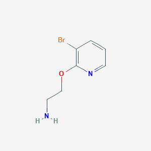 {2-[(3-Bromopyridin-2-yl)oxy]ethyl}amine