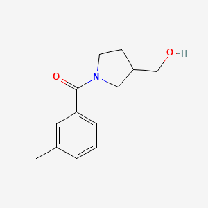 molecular formula C13H17NO2 B1467080 [1-(3-Methylbenzoyl)pyrrolidin-3-yl]methanol CAS No. 1248226-28-9