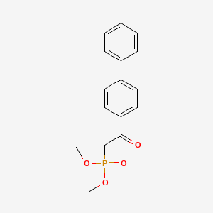 Dimethyl [2-([1,1'-biphenyl]-4-yl)-2-oxoethyl]phosphonate