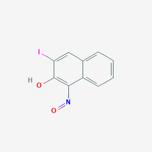 3-Iodo-1-nitrosonaphthalen-2-ol