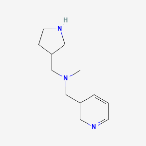 B1467090 Methyl(pyridin-3-ylmethyl)(pyrrolidin-3-ylmethyl)amine CAS No. 1247198-29-3