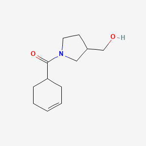 molecular formula C12H19NO2 B1467092 [1-(环己-3-烯-1-羰基)吡咯烷-3-基]甲醇 CAS No. 1251060-07-7