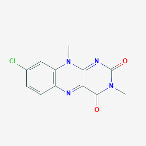 8-Chloro-3,10-dimethylbenzo[g]pteridine-2,4(3H,10H)-dione