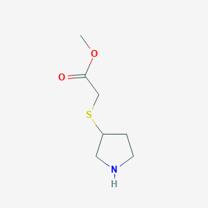 Methyl (pyrrolidin-3-ylthio)acetate