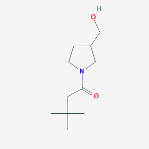 1-(3-(Hydroxymethyl)pyrrolidin-1-yl)-3,3-dimethylbutan-1-one