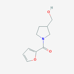 molecular formula C10H13NO3 B1467099 [1-(呋喃-2-羰基)吡咯烷-3-基]甲醇 CAS No. 1247388-90-4