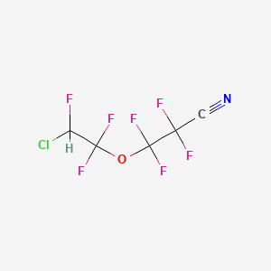 3-(2-Chloro-1,1,2-trifluoroethoxy)-2,2,3,3-tetrafluoropropanenitrile