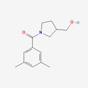 molecular formula C14H19NO2 B1467120 [1-(3,5-二甲苯甲酰)吡咯烷-3-基]甲醇 CAS No. 1455778-70-7
