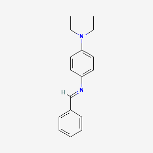 1,4-Benzenediamine, N,N-diethyl-N'-(phenylmethylene)-