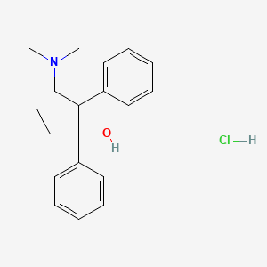 beta-((Dimethylamino)methyl)-alpha-ethyl-alpha-phenylbenzeneethanol hydrochloride