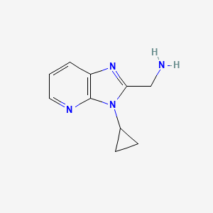 (3-cyclopropyl-3H-imidazo[4,5-b]pyridin-2-yl)methanamine