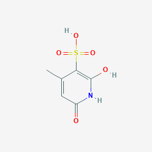 2-Hydroxy-4-methyl-6-oxo-1,6-dihydropyridine-3-sulfonic acid