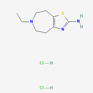 2-Amino-6-ethyl-4,5,7,8-tetrahydro-6H-thiazolo(5,4-d)azepine dihydrochloride