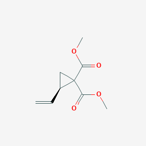 1,1-Cyclopropanedicarboxylic acid, 2-ethenyl-, dimethyl ester, (R)-