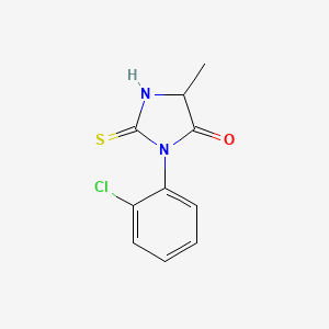 3-(2-Chlorophenyl)-5-methyl-2-sulfanylideneimidazolidin-4-one