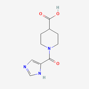 1-(1H-imidazole-5-carbonyl)piperidine-4-carboxylic acid