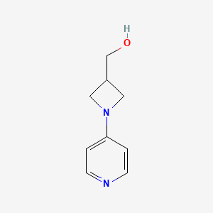 molecular formula C9H12N2O B1467167 (1-(Pyridin-4-yl)azetidin-3-yl)methanol CAS No. 1486201-71-1