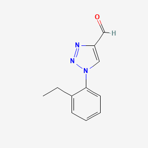 1-(2-ethylphenyl)-1H-1,2,3-triazole-4-carbaldehyde