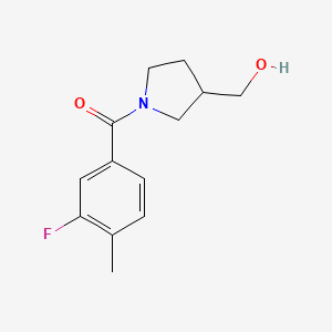 (3-Fluoro-4-methylphenyl)(3-(hydroxymethyl)pyrrolidin-1-yl)methanone