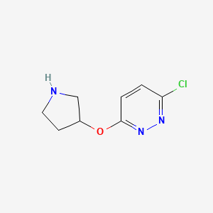 3-Chloro-6-(pyrrolidin-3-yloxy)pyridazine