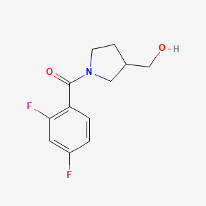 (2,4-Difluorophenyl)(3-(hydroxymethyl)pyrrolidin-1-yl)methanone