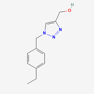 {1-[(4-ethylphenyl)methyl]-1H-1,2,3-triazol-4-yl}methanol