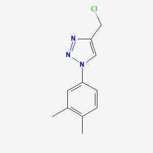 4-(chloromethyl)-1-(3,4-dimethylphenyl)-1H-1,2,3-triazole