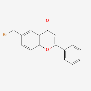 6-(Bromomethyl)-2-phenyl-4H-1-benzopyran-4-one