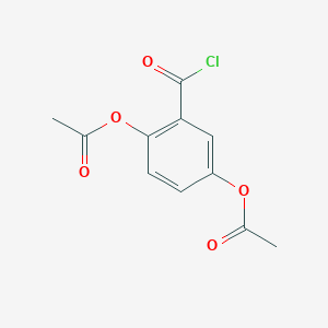 Benzoyl chloride, 2,5-bis(acetyloxy)-