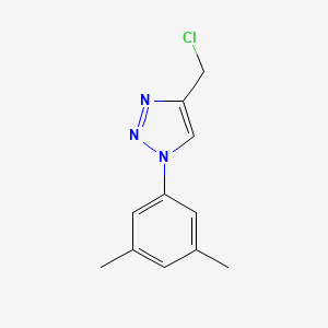molecular formula C11H12ClN3 B1467203 4-(chloromethyl)-1-(3,5-dimethylphenyl)-1H-1,2,3-triazole CAS No. 1249619-42-8