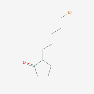 2-(5-Bromopentyl)cyclopentan-1-one