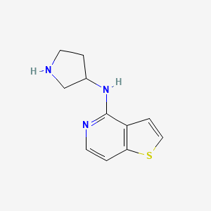 N-{thieno[3,2-c]pyridin-4-yl}pyrrolidin-3-amine