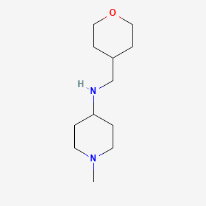 1-methyl-N-[(oxan-4-yl)methyl]piperidin-4-amine