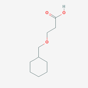 molecular formula C10H18O3 B1467211 3-(环己基甲氧基)丙酸 CAS No. 914305-97-8