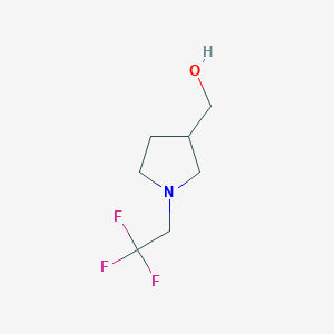 [1-(2,2,2-Trifluoroethyl)pyrrolidin-3-yl]methanol
