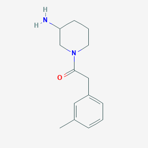 molecular formula C14H20N2O B1467228 1-(3-Aminopiperidin-1-yl)-2-(3-methylphenyl)ethan-1-one CAS No. 1284467-71-5