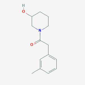 1-(3-Hydroxypiperidin-1-yl)-2-(3-methylphenyl)ethan-1-one