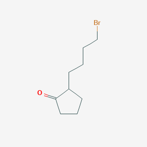 2-(4-Bromobutyl)cyclopentan-1-one