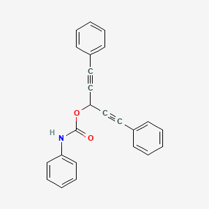 1,5-Diphenylpenta-1,4-diyn-3-yl phenylcarbamate