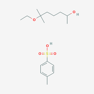 6-Ethoxy-6-methylheptan-2-ol;4-methylbenzenesulfonic acid