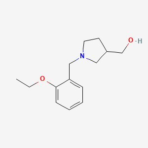 {1-[(2-Ethoxyphenyl)methyl]pyrrolidin-3-yl}methanol