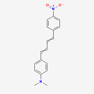 Benzenamine, N,N-dimethyl-4-[4-(4-nitrophenyl)-1,3-butadienyl]-